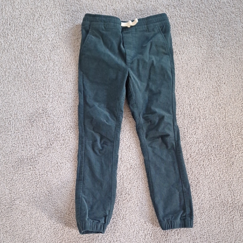 Green Corduroy Jogger Boy Size 8